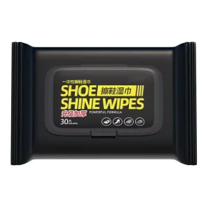 Shoe Care Wipes Deep Nourish Prevent Drying Cracking for Leather Shoes Bags Sofas Long Lasting Shine Anti Static Formula