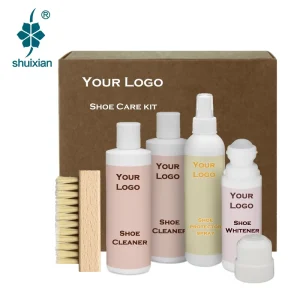 Shoe Cleaner Kit Customized Logo Includes Foamy Sneaker Cleaning Solution and Shoe Care Accessories in the Set