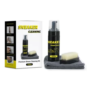 Shoe Cleaner Kit Remove Shoe Stains Sneaker Cleaner With Brush Foam Shoe Cleaning Kit