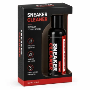 Shoe Cleaner Liquid Sneaker Cleaning Solution Water based Formula 120ml Removes Dirt Oil Stains Scuffs for Leather Suede Shoes