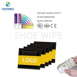 Shoe Cleaner Soft Tissue Custom logo Sneaker Wet Wipes for White Shoes