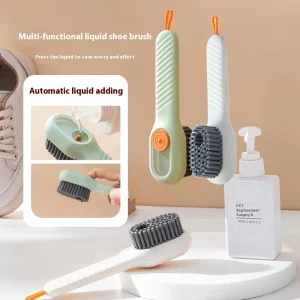Shoe Cleaning Brush Soft Bristled Liquid Clothing Brush Long Handle Clothes Board Brush Household Cleaning Tools