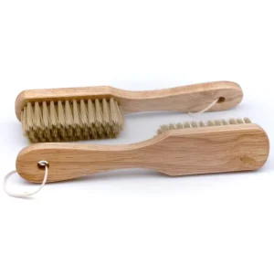 Shoe Cleaning Brush with Lotus and PBT Material for Leather Suede and Boot Care Premium Polish and Shine Wood Color OPP Bag