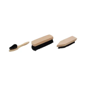 Shoe Cleaning Brush with Wooden Handle
