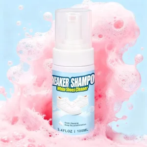 Shoe Cleaning Foam for White Sneakers 100ml Sport Shoe Cleaner Effortless Stain Removal Shoe Care Products