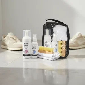 Shoe Cleaning Kit Foam Cleaner Freshener Brush and Microfibre Cloth 460g