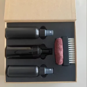 Shoe Cleaning Kit With 120ml Foam Cleaner Shoe Waterproof Shoe Deodorant Cleaning Cloth 5 in 1 Gift Box