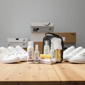 Shoe Cleaning Kit for Sneakers Wet Foam Cleaner Freshener Brush and Microfibre Cloth 460g