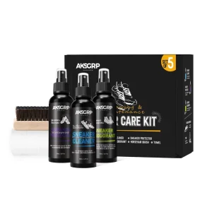 Shoe Cleaning Products Liquid Sneaker Shoe Cleaning Kit 5 In1 Shoe Care Kit