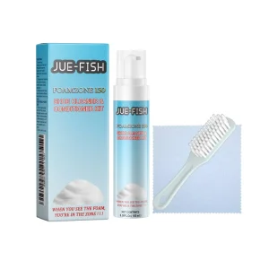 Shoe Cleaning and Care Set Portable Brightener for Cleaning Yellow Edges and Stains on White Shoes