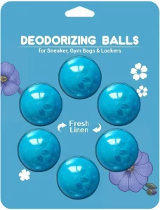 Shoe Deodorizer Balls for Sneaker Fresh Scent Essential Oil Sneaker Deodorizer Ball Small Spaces Odor Eliminator Air Freshener
