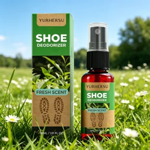 Shoe Deodorizer Spray Fine Mist Even Coverage Shoes and Socks Light Fresh Feel With Eucalyptus Mint Tea Tree Oil Fresh