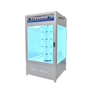 Shoe Dryer Machine Rotating Three Sided Glass Perspective Industrial 8 12 20 25 Pairs Shoe Wash Dryer Shoe Dryer Deodorizer