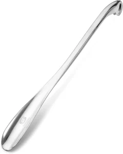Shoe Horn Long Handle Metal 24 inch Durable and Sturdy for Shoes and Boots