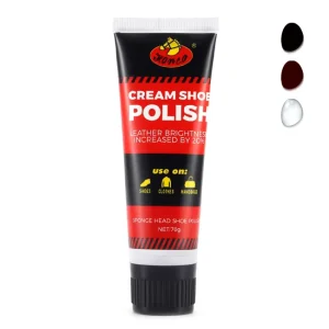 Shoe Polish Custom Soft Plastic Tube Sponge Applicator Head Brush Nourishing Easy to Clean 70g Leather Care Cream