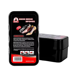 Shoe Polish Quick Bright Black Color Leather Care Deep Nourishing Shoe Shine Sponge