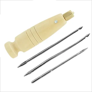 Shoe Repair Tools Bold Wood Handle Punching Holes Household Nashsole Hook Awl Leather Goods Needle Leather
