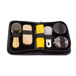 Shoe Shine Kit Polish Set Promotion Shoe Polish Brush Shoe Horn Shine Sponge in Zippbag Bag Customized in High Quality