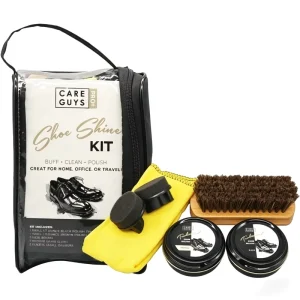 Shoe Shine Kit for Leather Shoes and Boots All in One Polishing Cleaning and Conditioning Kit
