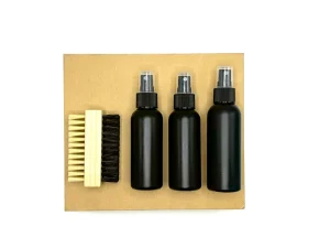 Shoe Spray Cleaner With Deodorant and Brightener Plus Double Brush