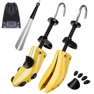 Shoe Stretcher Spring Plastic Shoe Tree Crease Protector Adjustable Sneaker Shape Holder