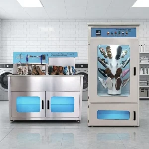 Shoe Washing Machine Commercial Sneaker Cleaner Dryer Stainless Steel Shoe Cleaning Equipment for Laundry and Retail Shop