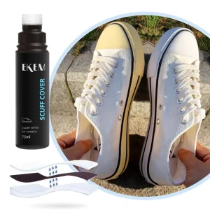 Shoe Whitener White Acrylic Paint Scuff Cover to Whiten Leather Sneakers Shoes White Polish Cover to Repair Marks