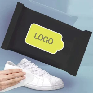 Shoe Wipes Customize Label Shoe Cleaner Foam Wipes Disposable Sneakers Quick Cleaning