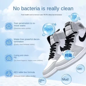 Shoes Down Jacket Cleaner White Shoe Decontamination Brush Colorless Liquid 100% Purity No Wash