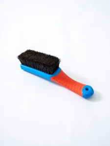 Silicone Blue Handle Black Horse Mane Shoe Brush Multifunctional Household Shoes Cloth Cleaning Brush