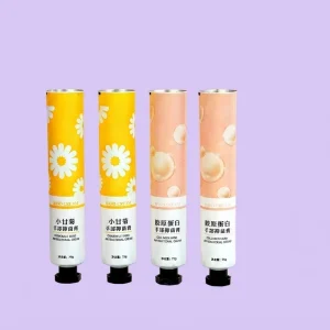Slim Design Custom Size Empty Cosmetic Tubes Hand Cream Squeeze Packaging Screw Cap UV 12.7 35mm Diameter