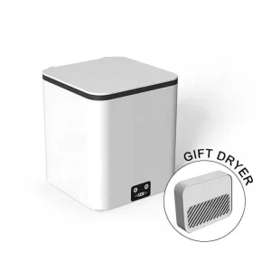 Small Shoe Washer Portable Ultrasonic Mini Underwear Socks Baby Washing Machine with Dryer