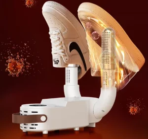 Smart Electric Purple Light Rotating Shoe Dryer Home Appliance Dehumidification Deodorizer for Hotels