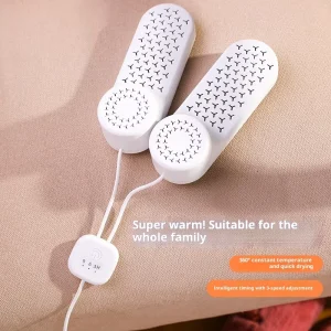 Smart Timing Folding Deodorizing Shoe Dryer for Household Use Dries Shoes and Socks