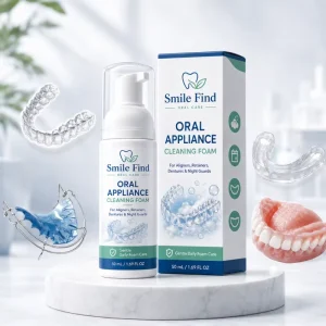 Smile Find Miss Mouth Stain Remover Braces Cleaning Mousse Blanchissante Denture Cleaning Aligner Dental Appliance Foam Cleaner