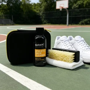 Sneaker Cleaner Kit With Cleaning Brush Towel Portable Storage Case For Leather Canvas Sports Shoes Stain Remove