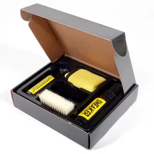 Sneaker Cleaner Shoe Cleaning Kit Including Cleaning Foam Brushes Shoe Shine Cloth All in One