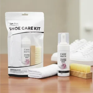 Sneaker Cleaning Kit Foaming Cleaner Brush Plastic Bristles Leather Conditioner Quick Easy Clean Wet Use