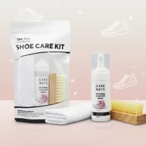 Sneaker Cleaning Kit with Foaming Cleaner Brush and Plastic Bristles Wet Use Leather Conditioner Shoe Care Kit