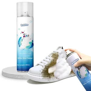 Sneaker Spray Cleaner with Foam White Shoes Cleaner