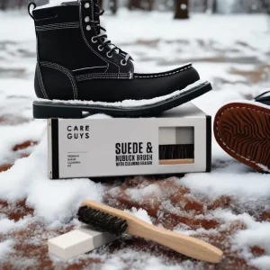 Snow Boots and Shoes Suede Nubuck Clean Kit Premium Eraser With Horsehair Brush for Dry Cleaning