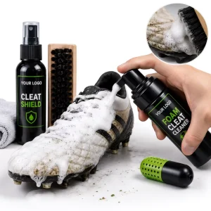 Soccer Cleat Cleaning Kit Football Boot Cleaner Stain Remover Portable Sneaker Care Set for Soccer Fans