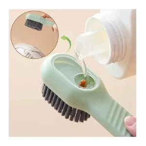 Soft Bristle Brush Multifunctional Shoe Brush Handheld Automatic Liquid Discharge OEM Shoe Soap Dispensing Tool Brush