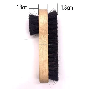 Soft Bristle Horse Hair Cleaning Brush with Wooden Handle for Shoe and Clothes Cleaning OEM Available in Household Use