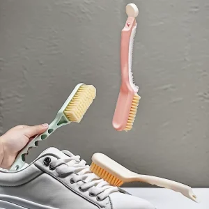 Soft Bristle Shoe Brush Long Handle Non damaging Laundry Cleaning Brush for Clothes Sneakers Home High Quality