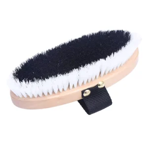 Solid Soft Hair Horse Brush With Wooden Handle Equestrian Supplies For Horse Care Pet Grooming Products