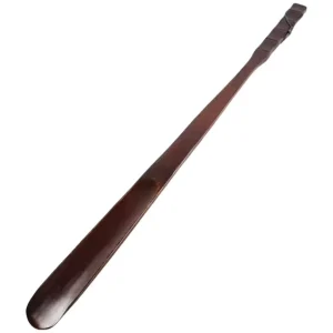 Solid Wood Long Handle Straight Shoe Horn for Pregnant Women Household Use 50cm 70cm Sizes