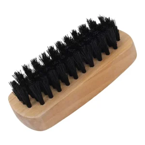 Solid Wood Shoe Brush for Cleaning and Caring Shoes Professional Wooden Footwear Cleaning Tool