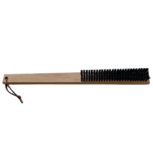 Solid Wooden Long Handle Portable Dust Removal Cleaning Brush with Plastic Hair for Furniture Car