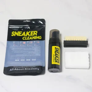 Solution Shoe Cleaning Kit PP Brush 150ml Foam Cleaner Towel for White Basketball and Leather Shoes